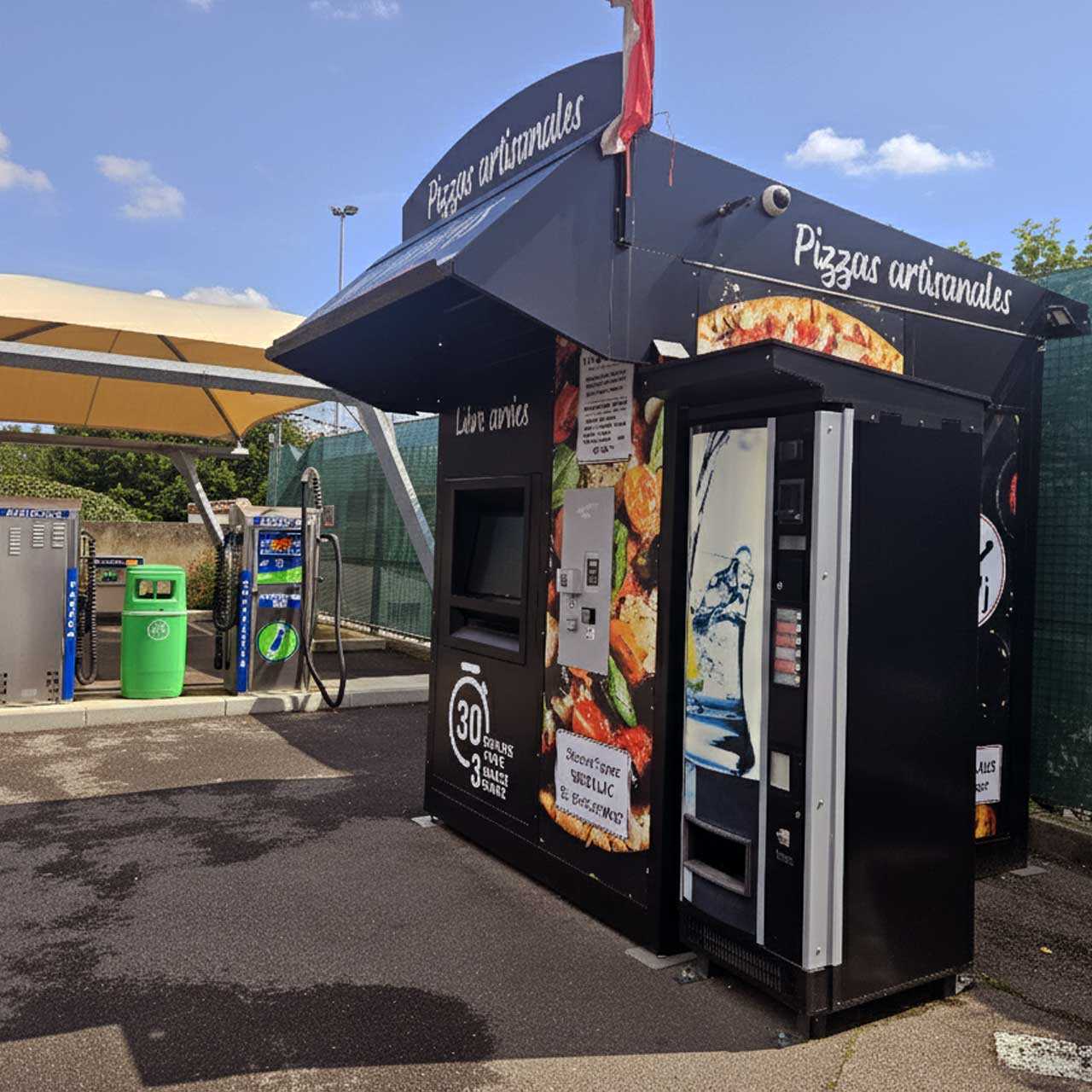 Distributeur BD Pizzas de jour à Angoulême – Des pizzas artisanales disponibles 24h/24 pour Gond-Pontouvre, Champniers, Ruelle-sur-Touvre et Balzac