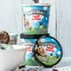 Pots de glace individuels BD Pizzas : Chocolat, Vanille, Cookies dough. Frais et gourmands pour accompagner vos envies